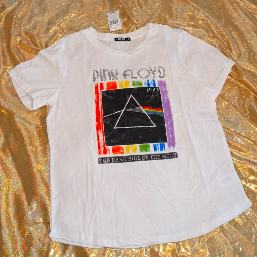 Pink Floyd White Ladies Sm T-Shirt NWT